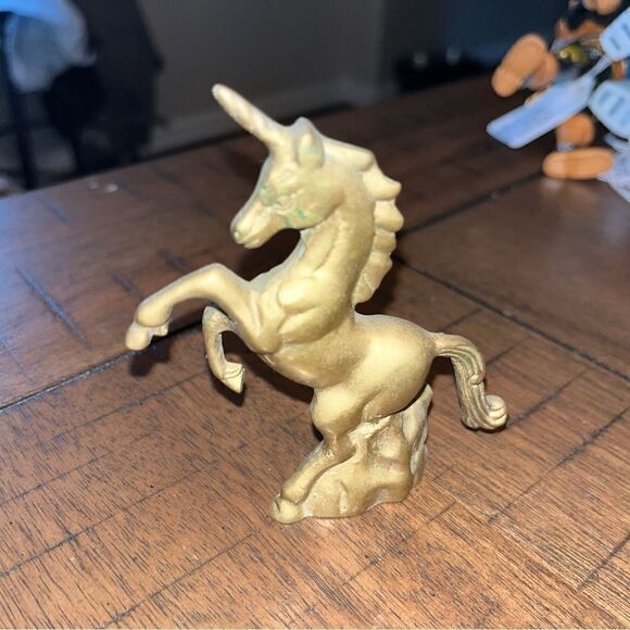 ‎Vintage Solid Brass Unicorn Figurine 3” - Picture 2 of 3